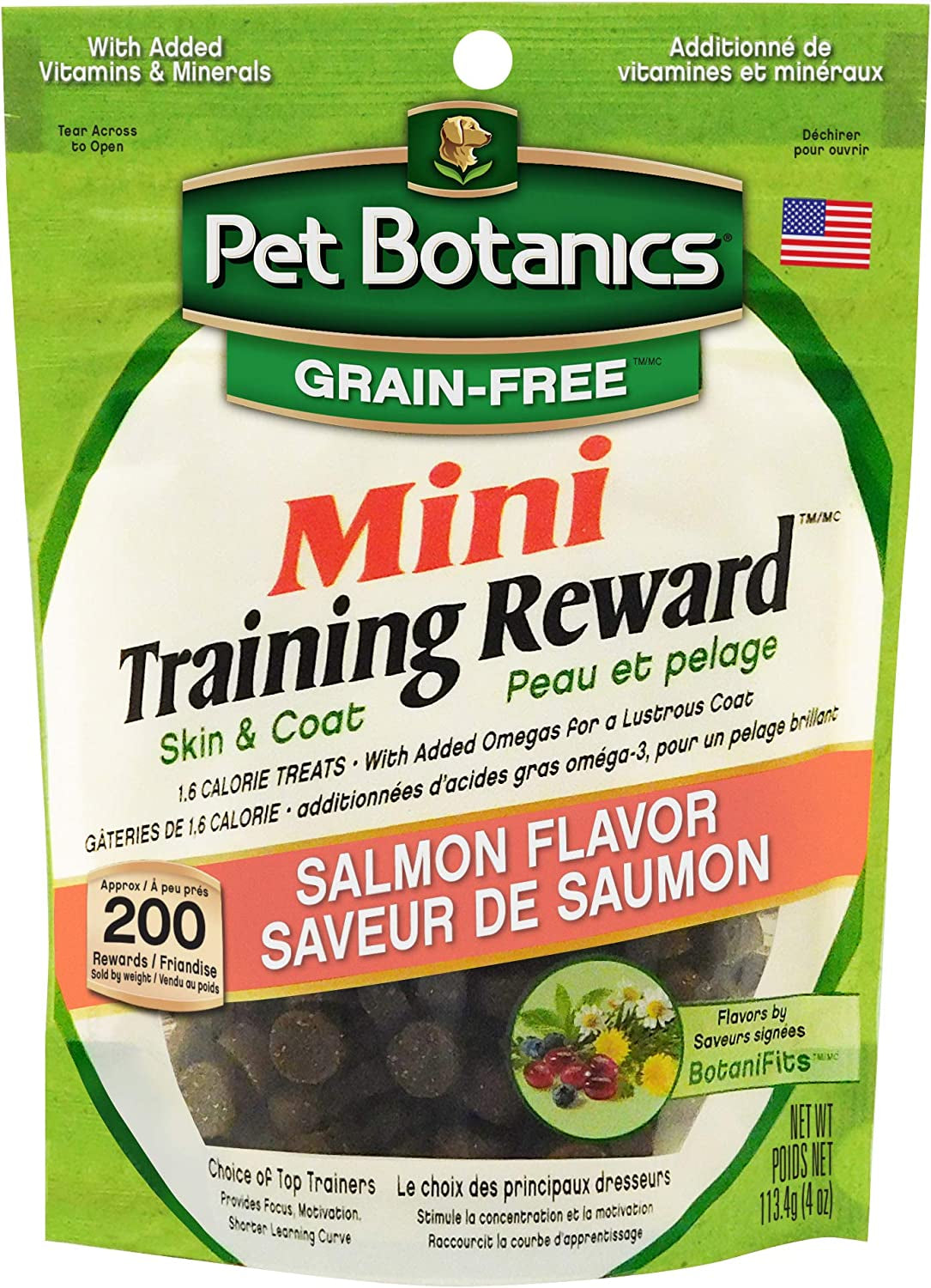 10 Oz. Pouch Training Reward Mini Soft & Chewy, Chicken Flavor, with 500 Treats per Bag, the Choice of Top Trainers