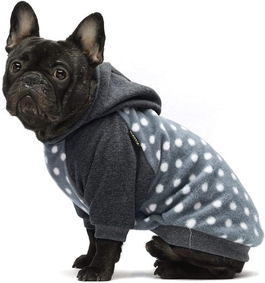 Polka Dot Dog Hoodie Sweatshirts Jacket