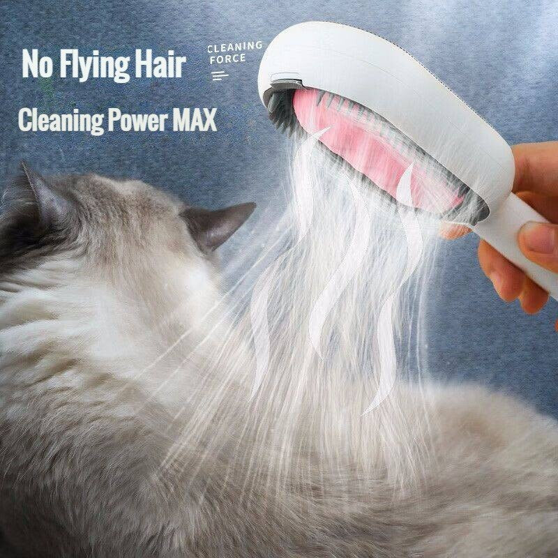 Professional Title: "Dual-Sided Pet Grooming Brush with Wipes - Effective Hair Removal for Cats and Dogs - Essential Accessories for Pet Care"