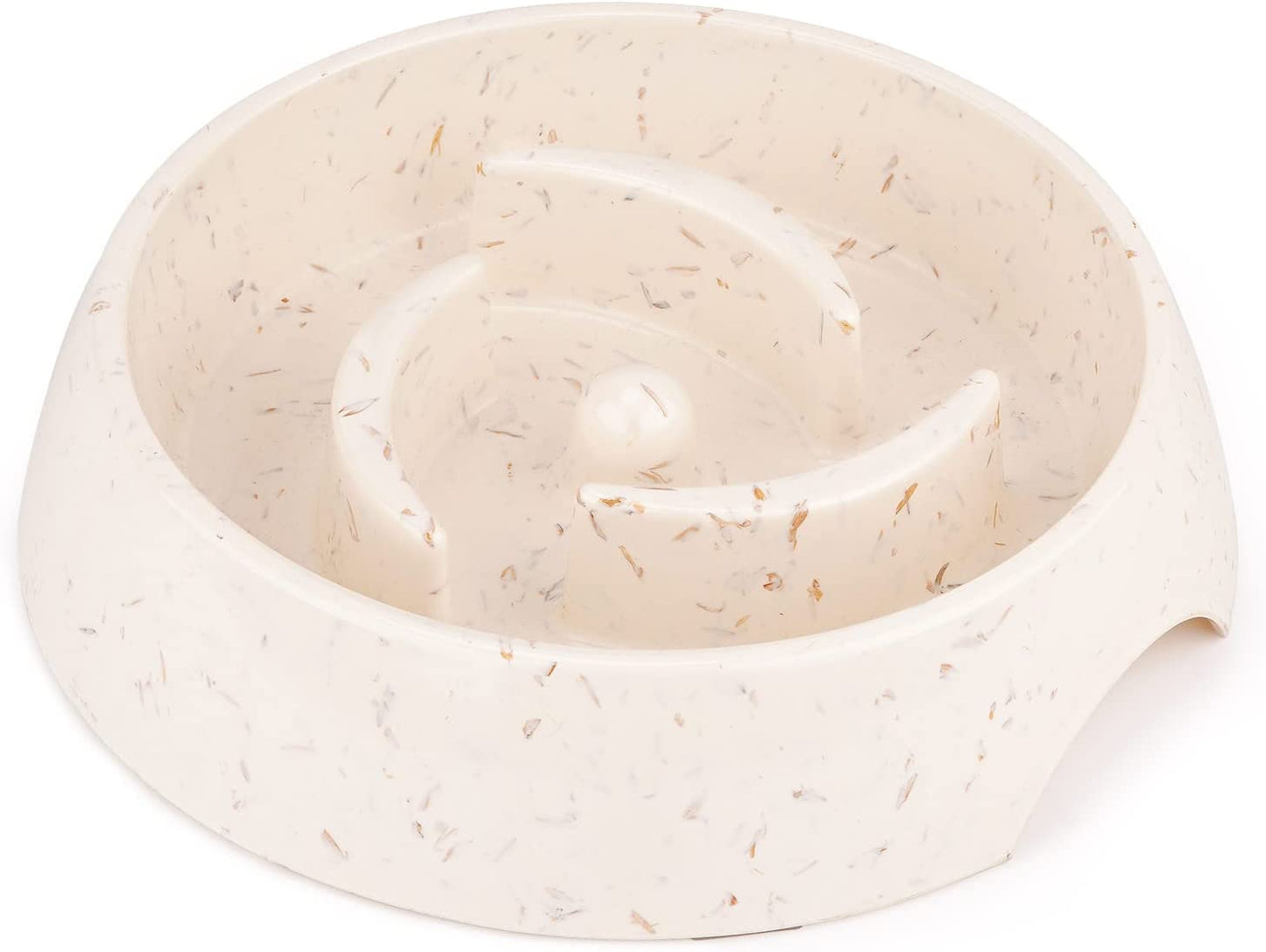 Professional title: "Premium Slow Feeder Bowl for Dogs and Cats - Promotes Healthy Eating Habits, Ideal for Dry, Wet, or Raw Food, Non-Slip Design, Suitable for Small, Medium, and Large Pets"