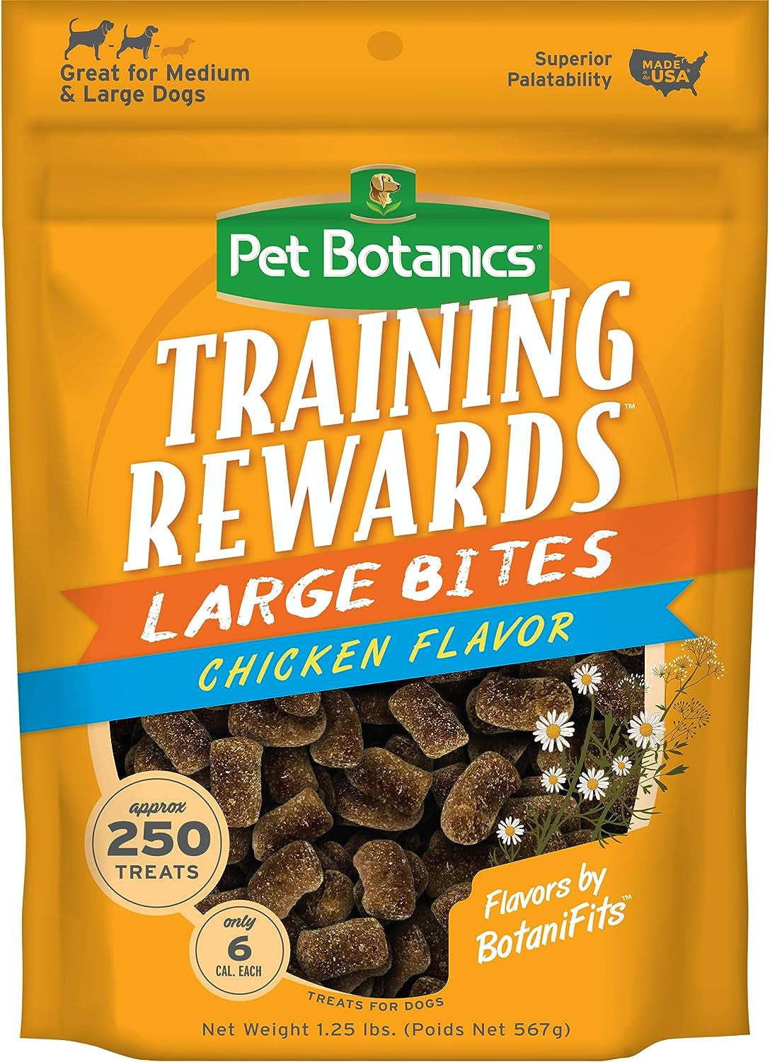 10 Oz. Pouch Training Reward Mini Soft & Chewy, Chicken Flavor, with 500 Treats per Bag, the Choice of Top Trainers