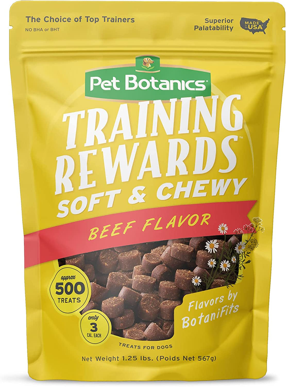 10 Oz. Pouch Training Reward Mini Soft & Chewy, Chicken Flavor, with 500 Treats per Bag, the Choice of Top Trainers