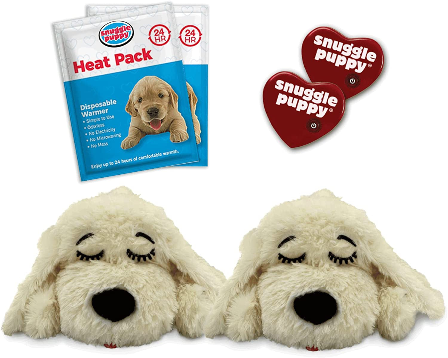 "Snuggle Puppy: The Ultimate Pet Anxiety Relief Toy for Dogs - Soothe, Calm, and Train Your Furry Friend with the Original Heartbeat Stuffed Toy!"