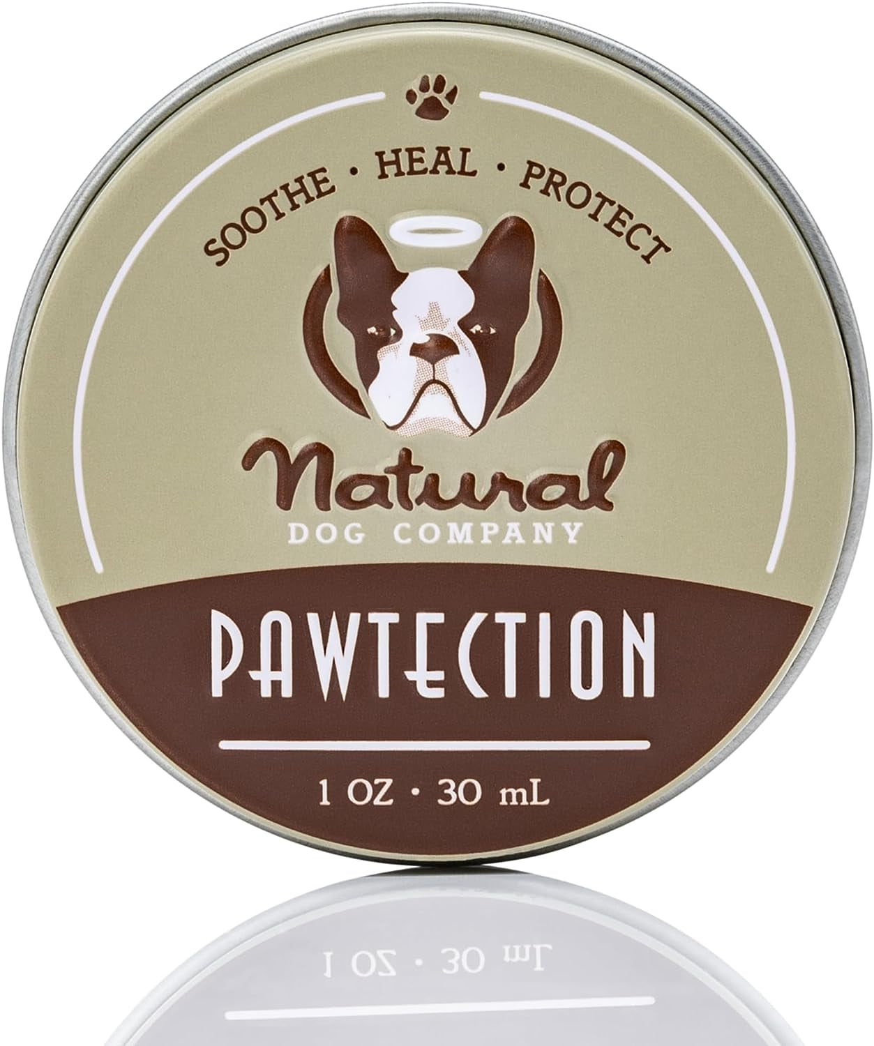 All-Natural Dog Paw Balm and Moisturizer, Veterinarian-Approved Pawtection for Nourishing and Protecting Dog Paws in Rough Terrain and Harsh Temperatures, 1 Oz Tin