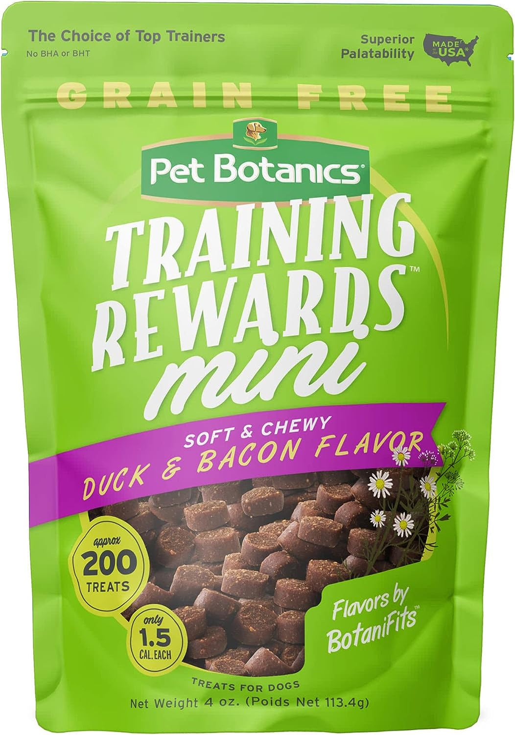 10 Oz. Pouch Training Reward Mini Soft & Chewy, Chicken Flavor, with 500 Treats per Bag, the Choice of Top Trainers