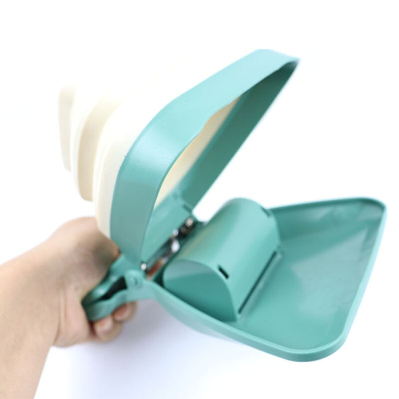 "Efficient Foldable Pet Pooper Scooper and Bag Set - A Convenient Cleaning Tool for Dog Owners by ZK30"