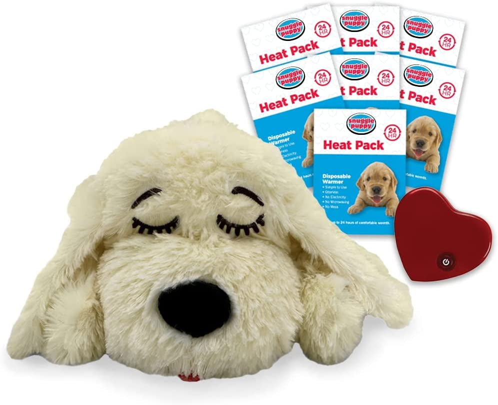 "Snuggle Puppy: The Ultimate Pet Anxiety Relief Toy for Dogs - Soothe, Calm, and Train Your Furry Friend with the Original Heartbeat Stuffed Toy!"