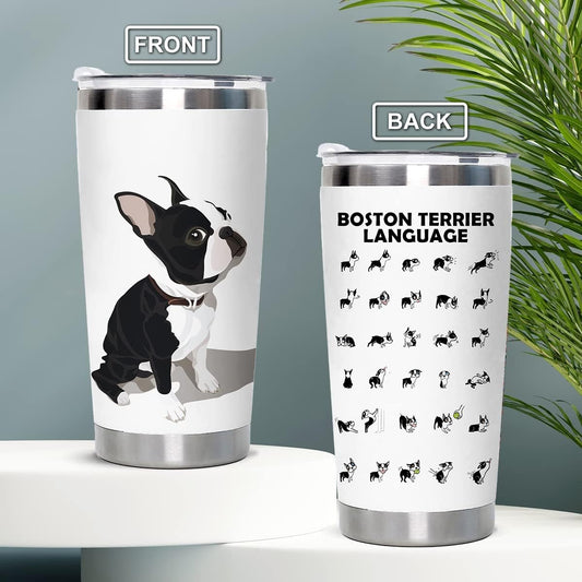 Stainless Steel Tumbler 20Oz Bulldog Coffee Cup