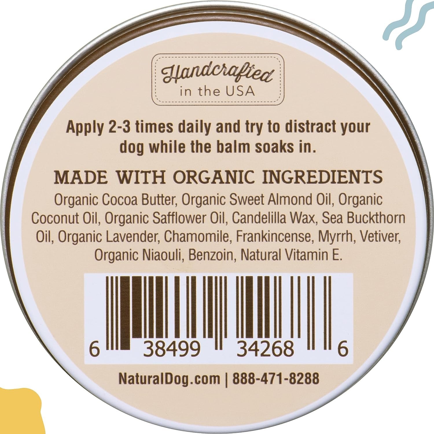 Professional Product Title: "Dog Skin Soother: 4 Oz Tin for Allergy and Itch Relief, Moisturizer for Dry Skin, Ultimate Healing Balm, and Rash Cream"