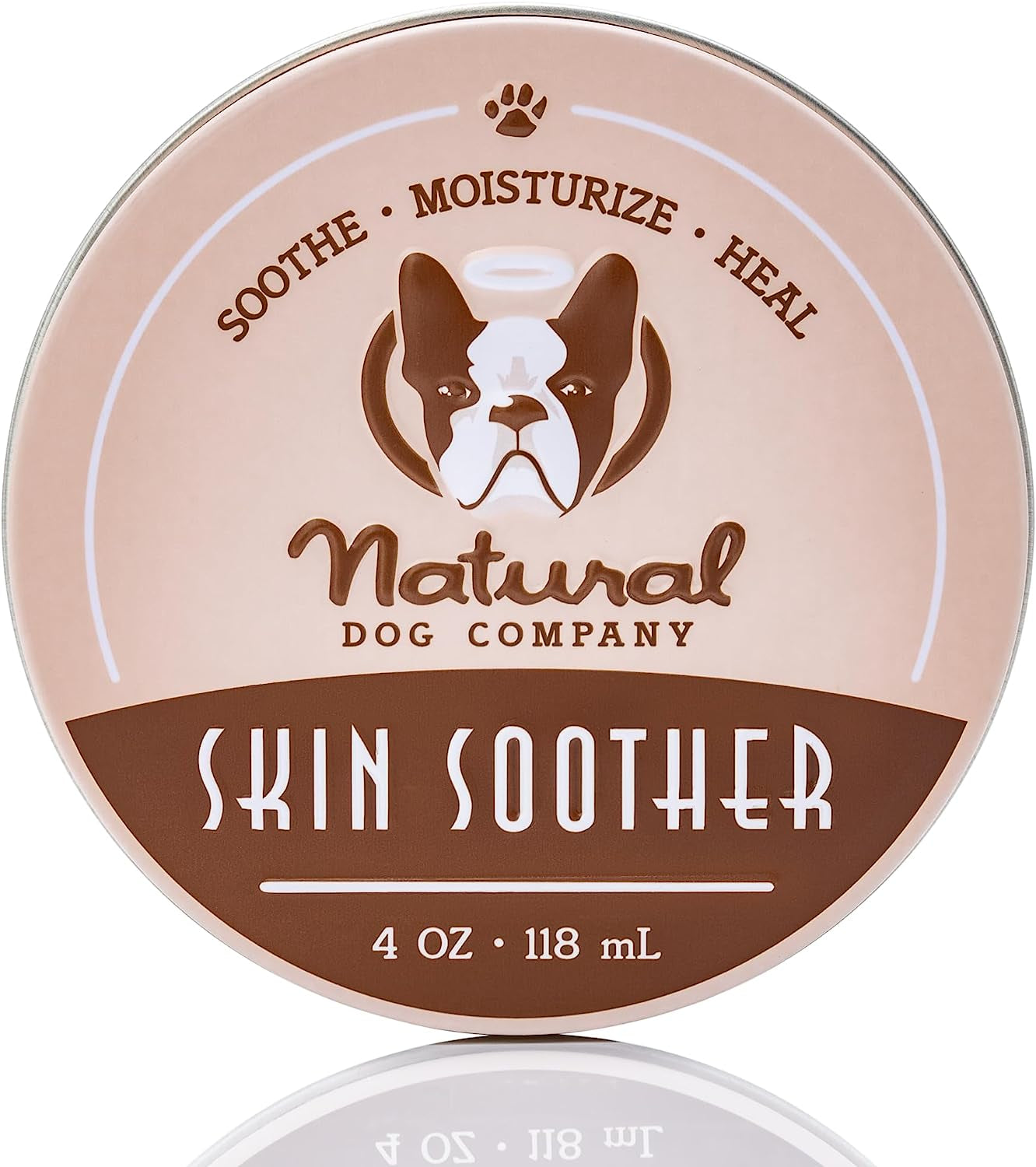 Professional Product Title: "Dog Skin Soother: 4 Oz Tin for Allergy and Itch Relief, Moisturizer for Dry Skin, Ultimate Healing Balm, and Rash Cream"