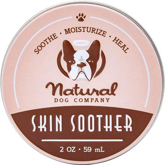 Professional Product Title: "2 Oz. Skin Soother Tin - Allergy and Itch Relief for Dogs, Moisturizer for Dry Skin, Healing Balm, and Rash Cream"