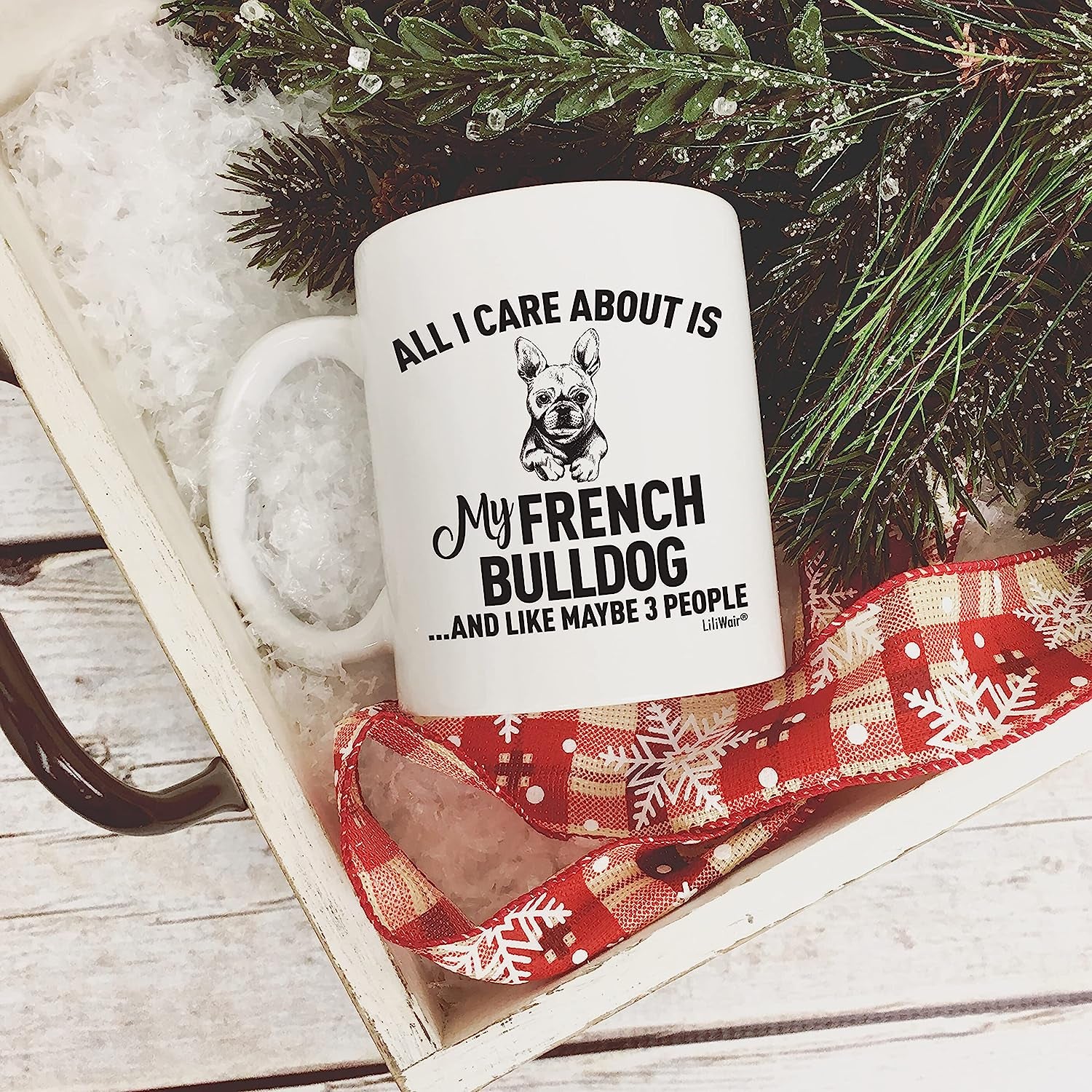 "Funny French Bulldog Coffee Mug - Perfect Gift for French Bulldog Lovers, Ideal for Christmas, Birthdays, and Special Occasions"