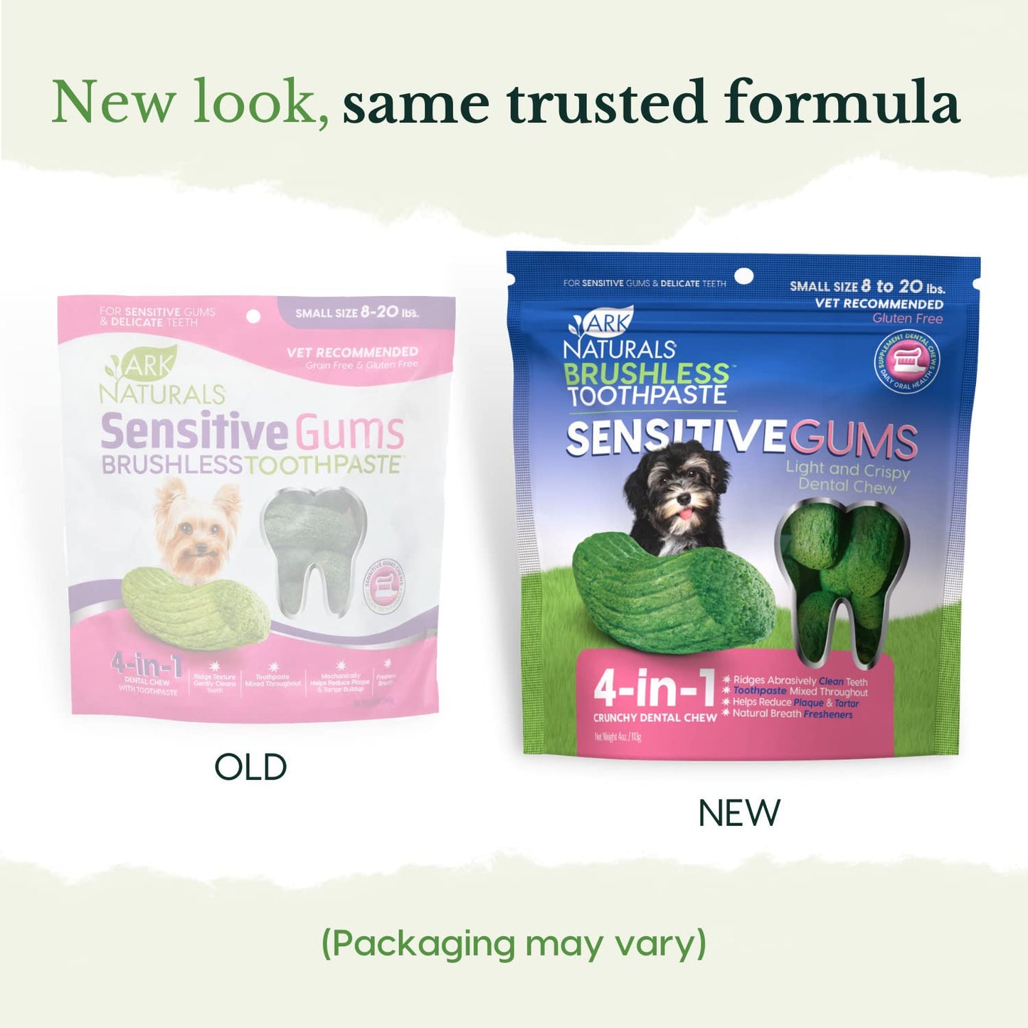 "Fresh Breath Dental Chews for Small Dogs - Vet Recommended Solution for Sensitive Gums, Plaque & Tartar Control"