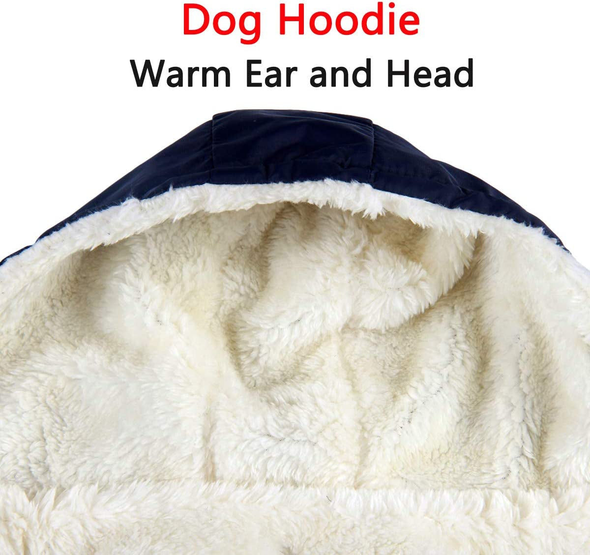 Fleece Lining Extra Warm Dog Hoodie Winter Jacket for Small Dogs