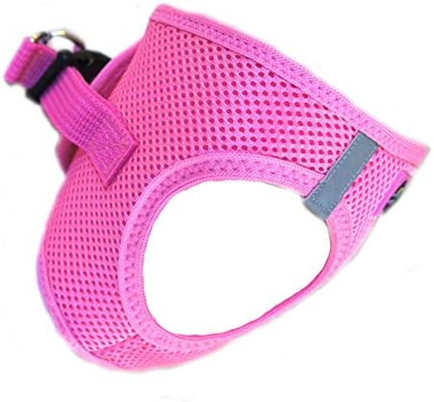 "Reflective Step-In Ultra Harness in Pink - American River (XS) by Choke Free"