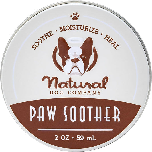 Professional Product Title: "2 Oz. Tin of Paw Soother Balm: A Dog Paw Cream and Lotion that Moisturizes, Soothes Irritation, and Protects from Cracks and Wounds on Paws and Elbows"