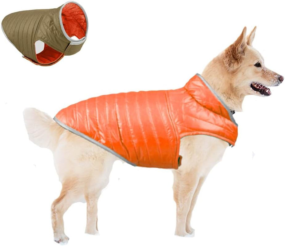 Dog Coat Cold Weather Warm Jacket Waterproof Windproof Puppy