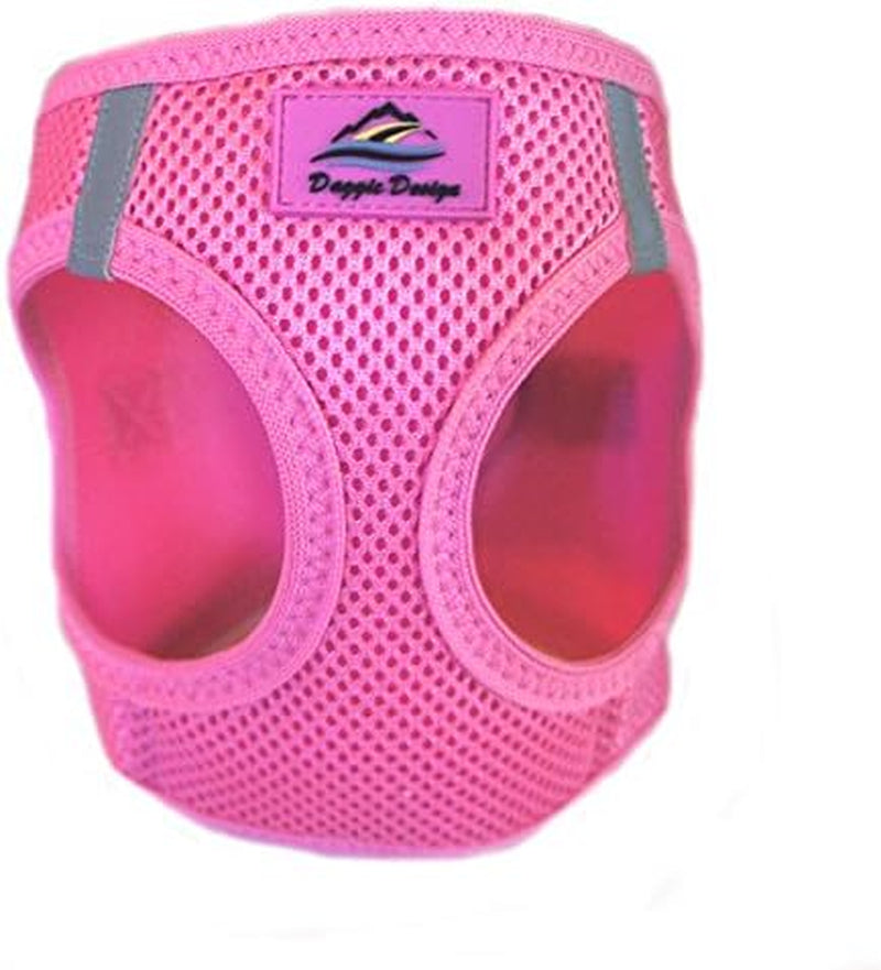 "Reflective Step-In Ultra Harness in Pink - American River (XS) by Choke Free"