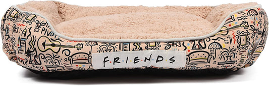 "Cozy up with the Friends TV Show City Doodle Cuddler Dog Bed - A Must-Have for Friends Fans and their Furry Friends!"