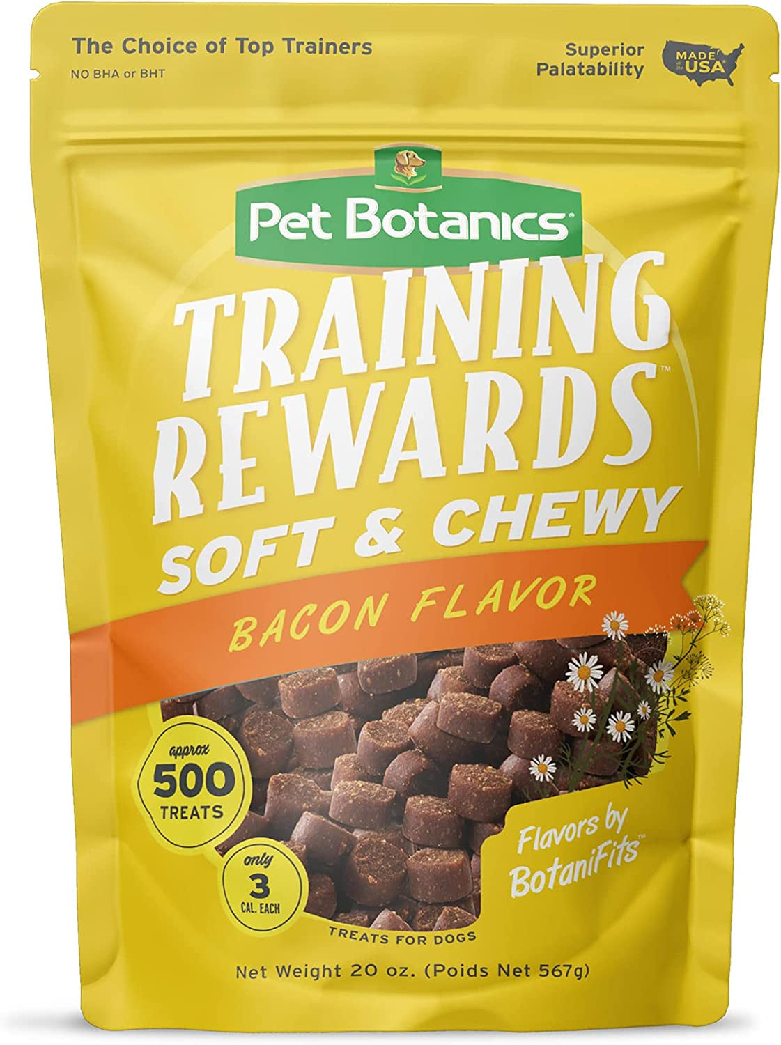 10 Oz. Pouch Training Reward Mini Soft & Chewy, Chicken Flavor, with 500 Treats per Bag, the Choice of Top Trainers